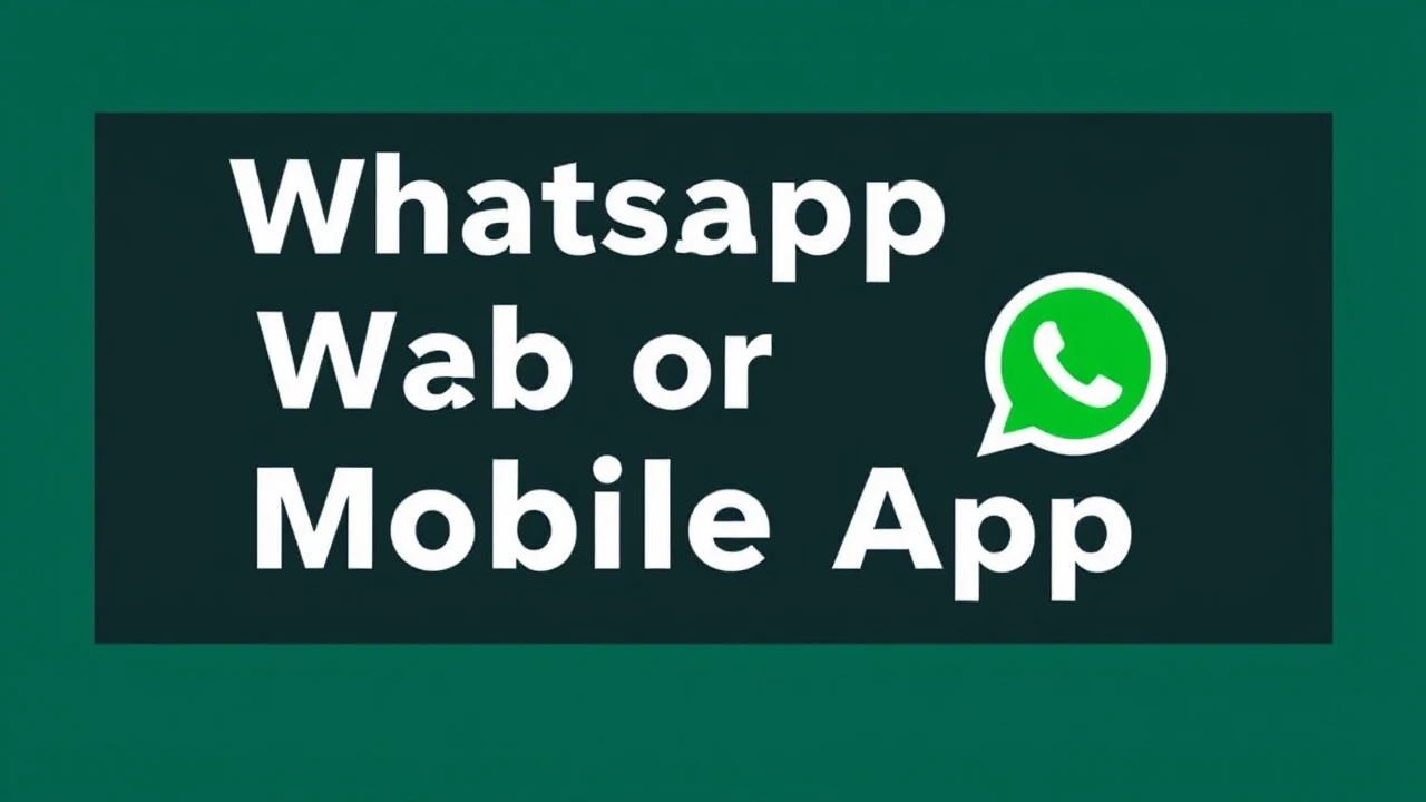 WhatsApp Web or Mobile App: Deciding What Suits You Best