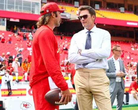 Tom Brady ignites social media outrage as appearing in Vegas sideline box